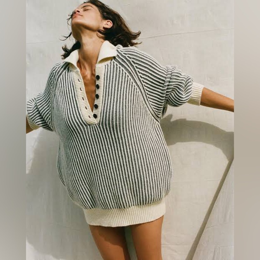 NWT Mara Hoffman Juliana Wool Sweater L